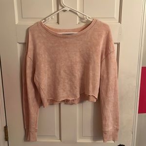 cropped crewneck